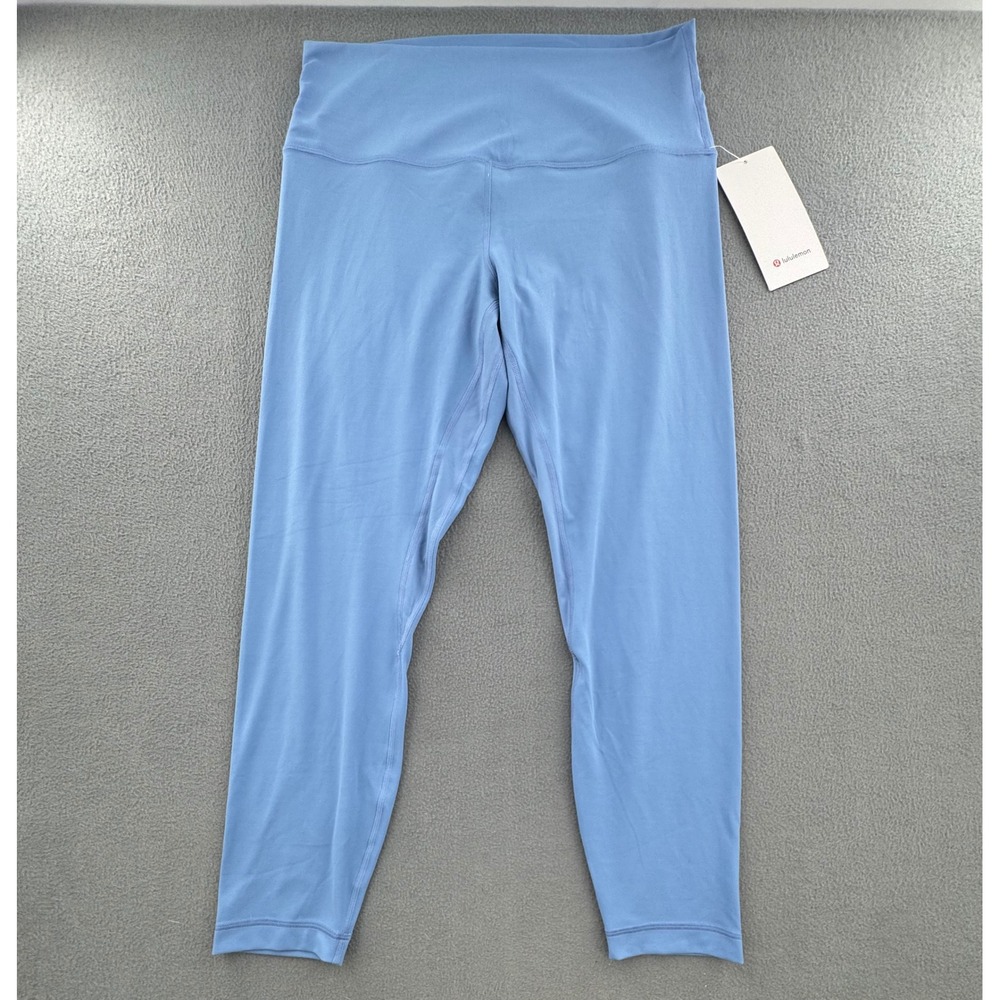 Lululemon Align HR Pant 25" Sz 12 PrepBlue Nulu High Rise Gym Workout Loungewear